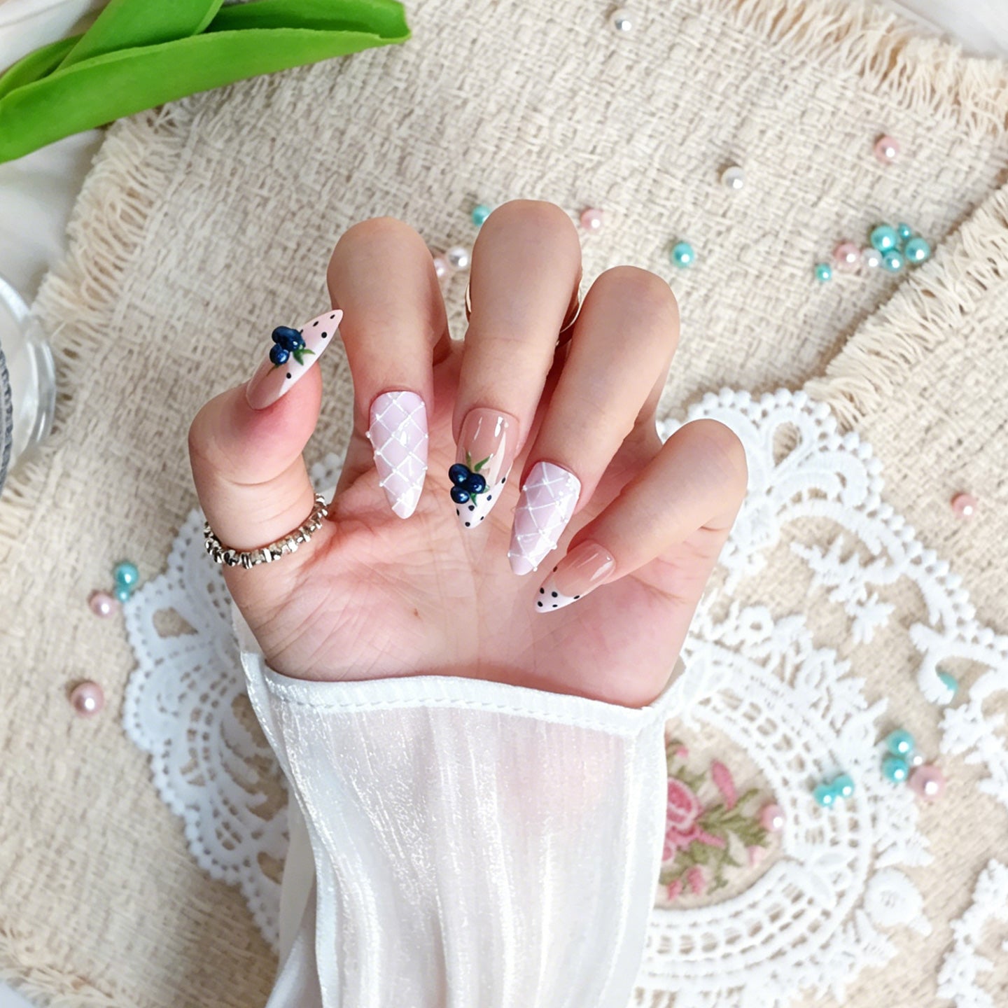 Blueberry Polka Dot